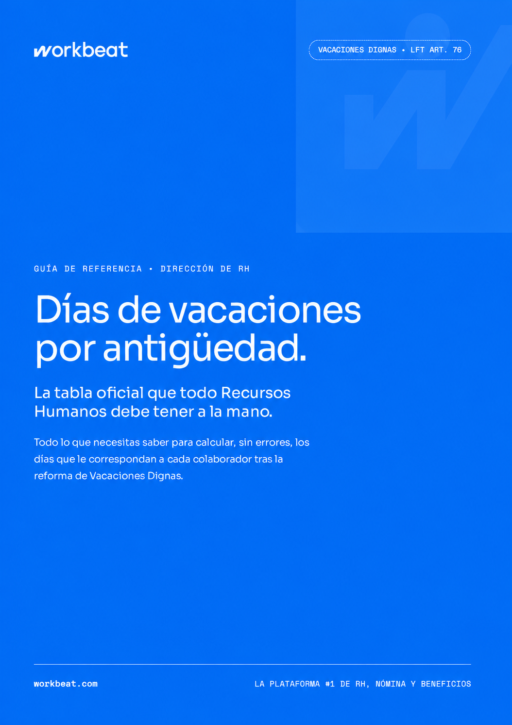 Guía de días de vacaciones por antigüedad 2026